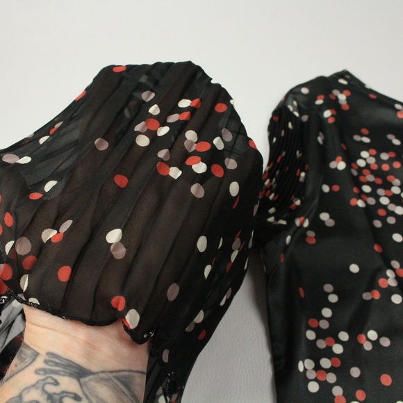 Asymmetrical Polka Dot party dress XS - Picture 5 of 6